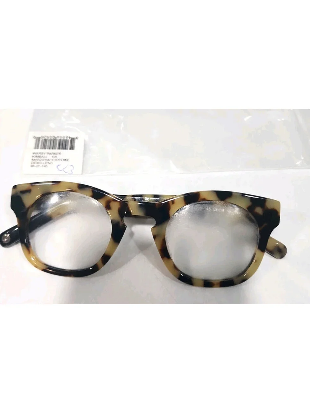 Warby Parker Kimball 195 Marzipan Tortoise Eyeglasses 46-25 145 CC3 New Read